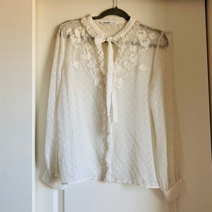 Zara detailed blouse
